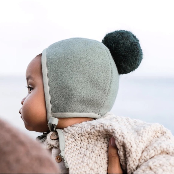 Briar Baby Pom Bonnet in Hillside - Picture 2 of 3